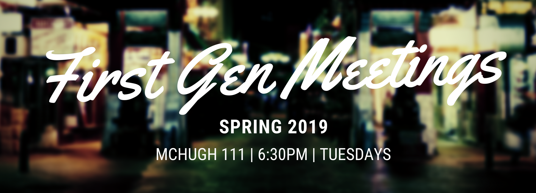 Spring 19 Meetings
